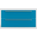 Doppel-Schublade, 80 cm, Blau