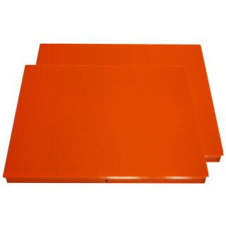 Flächenset, 40 cm, Metall, Orange