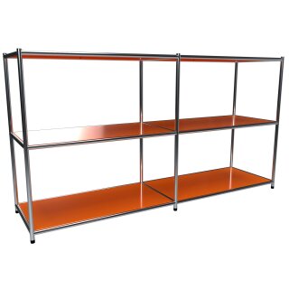 Sideboard 160x80 offen, orange