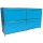 Sideboard 160x80 mit Klapptüren, blau