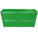 Sideboard 160x80 mit Klapptüren, grün