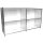 Sideboard 160x80 voll ausgefacht, weiss