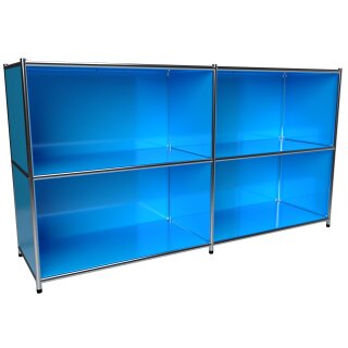 Sideboard 160x80 voll ausgefacht, blau