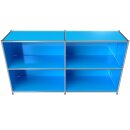 Sideboard 160x80 voll ausgefacht, blau