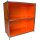 Sideboard 80x80 voll ausgefacht, orange