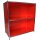 Sideboard 80x80 voll ausgefacht, rot
