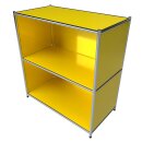 Sideboard 80x80 voll ausgefacht, gelb