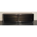 Lowboard Schwarzgrau Metall, voll ausgefacht