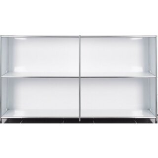 Sideboard, 80x160 x40, in weiß, voll ausgefacht